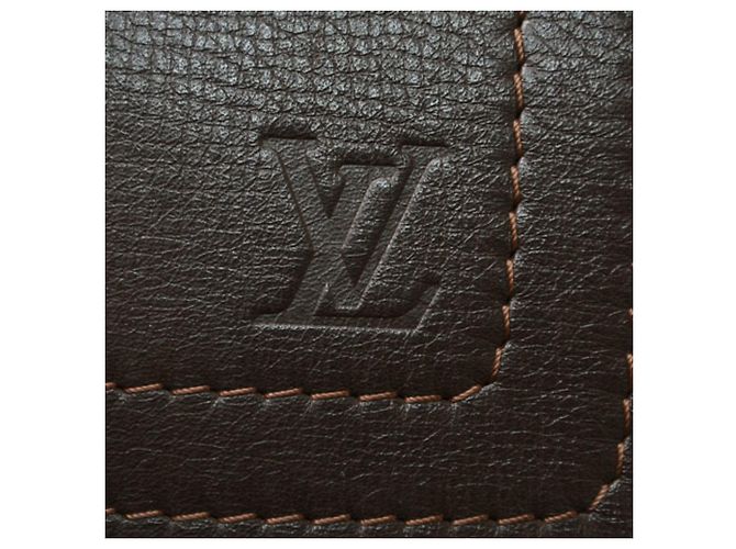 Borsa a Spalla da Uomo Louis Vuitton Coffee Utah Yuma Marrone - vista 5