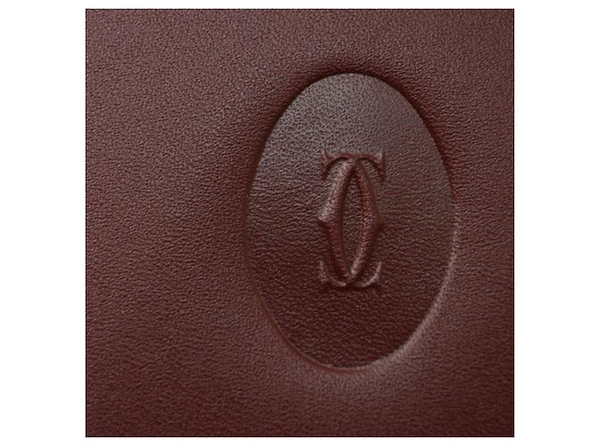 Portafoglio bi-fold Cartier Must de Bordeaux Bordò - vista 5