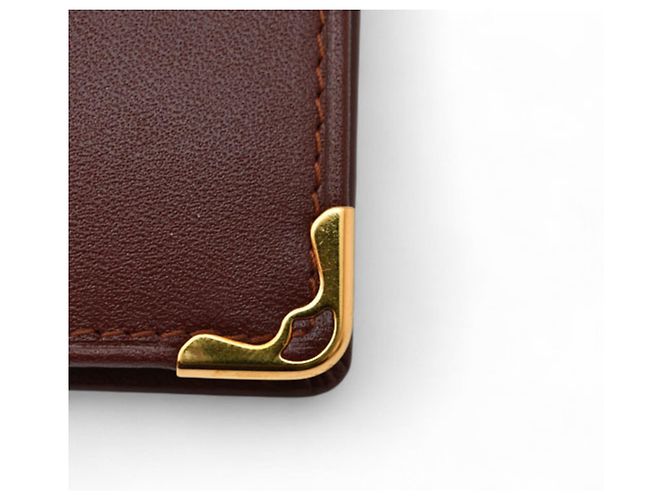 Portafoglio bi-fold Cartier Must de Bordeaux Bordò - vista 6