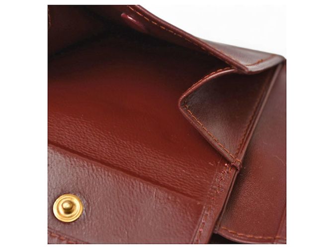Portafoglio bi-fold Cartier Must de Bordeaux Bordò - vista 9