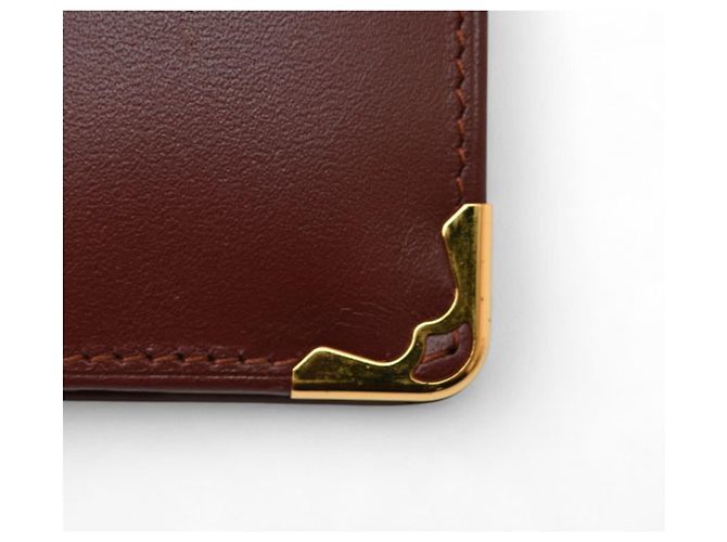 Portafoglio bi-fold Cartier Must de Bordeaux Bordò - vista 6