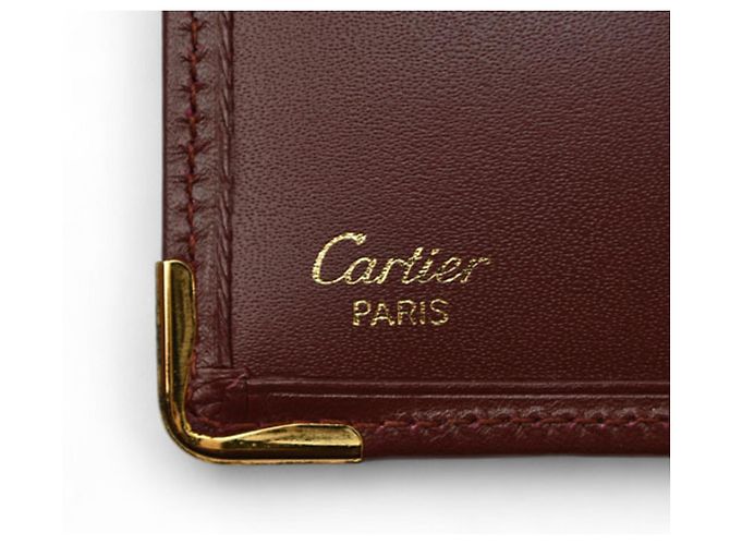 Portafoglio bi-fold Cartier Must de Bordeaux Bordò - vista 8