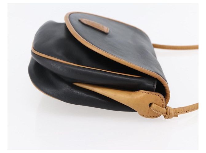 Céline Borsa a Spalla Celine in Pelle Nero - vista 4