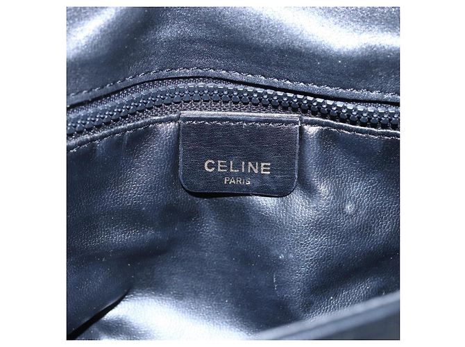 Céline Borsa a Spalla Celine in Pelle Nero - vista 6