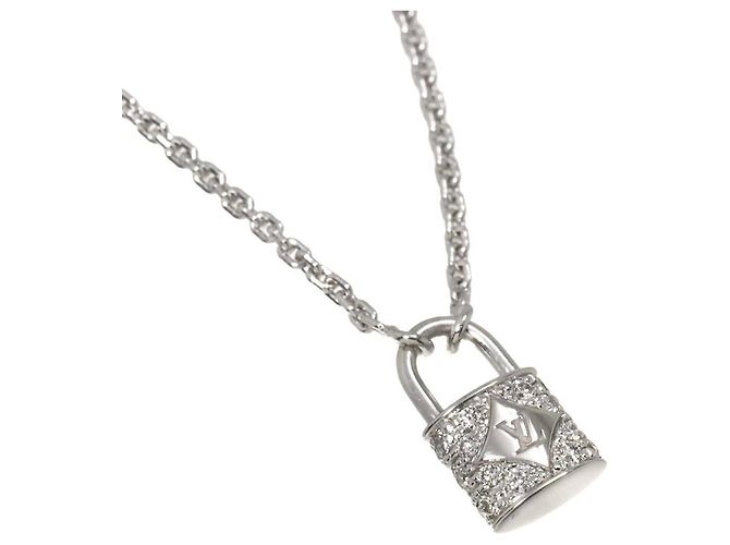 Collana in diamante Pavé Lockit Pandante Louis Vuitton - vista 3