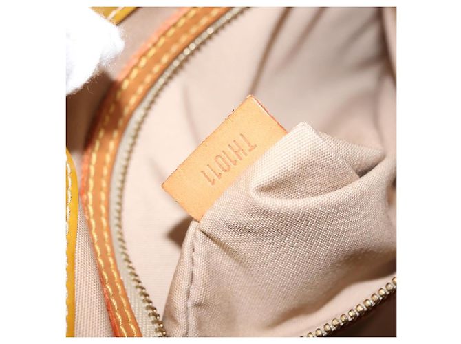 Borsa Reade Monogram Vernis MM Louis Vuitton Beige - vista 6