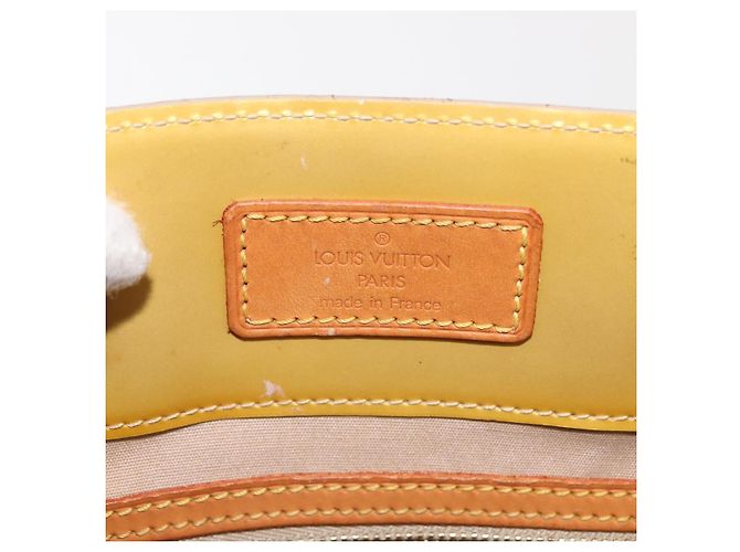 Borsa Reade Monogram Vernis MM Louis Vuitton Beige - vista 7