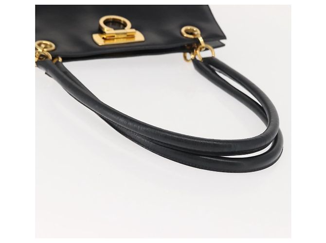 Salvatore Ferragamo Gancini Leather Blu navy - vista 7