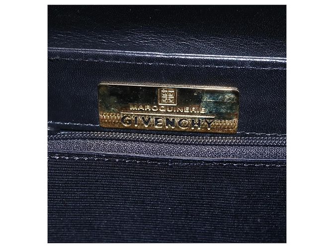 Vintage Handtasche aus Leder von Givenchy Schwarz - Ansicht 6