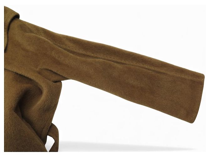 ABRIGO LARGO MAX MARA MANUELA 70% ALPACA Y 30% LANA CINTURÓN CAMEL Camello - vista 14