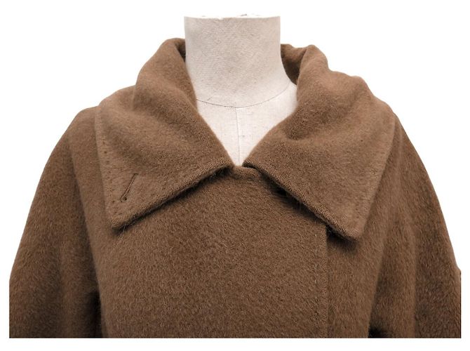ABRIGO LARGO MAX MARA MANUELA 70% ALPACA Y 30% LANA CINTURÓN CAMEL Camello - vista 2