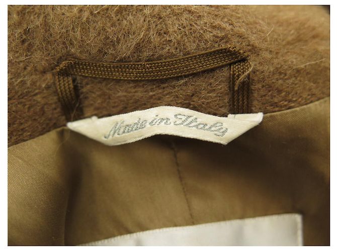 ABRIGO LARGO MAX MARA MANUELA 70% ALPACA Y 30% LANA CINTURÓN CAMEL Camello - vista 7