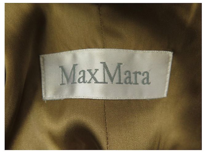 ABRIGO LARGO MAX MARA MANUELA 70% ALPACA Y 30% LANA CINTURÓN CAMEL Camello - vista 8