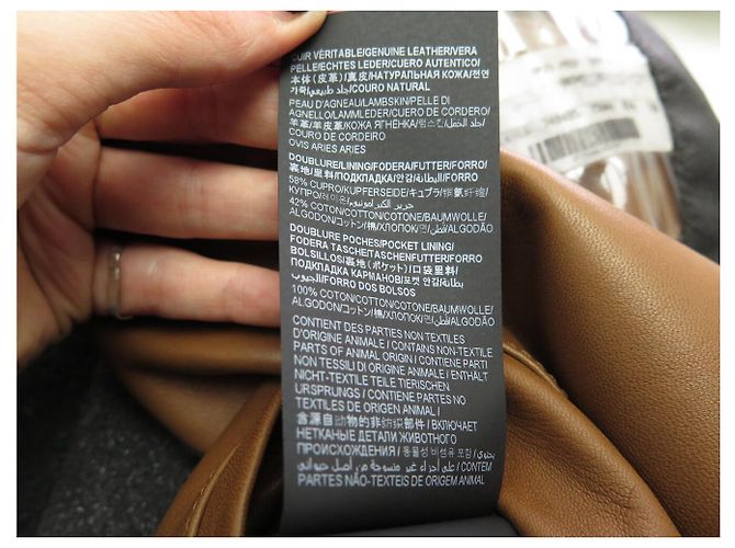 NUEVO RARO TRENCH LARGO SAINT LAURENT 740485 36 S ABRIGO DE CUERO CAMEL Camello - vista 23