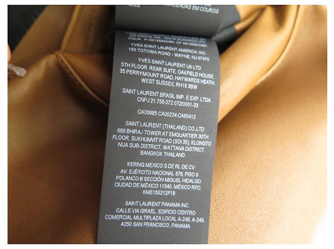 NUEVO RARO TRENCH LARGO SAINT LAURENT 740485 36 S ABRIGO DE CUERO CAMEL Camello - vista 25