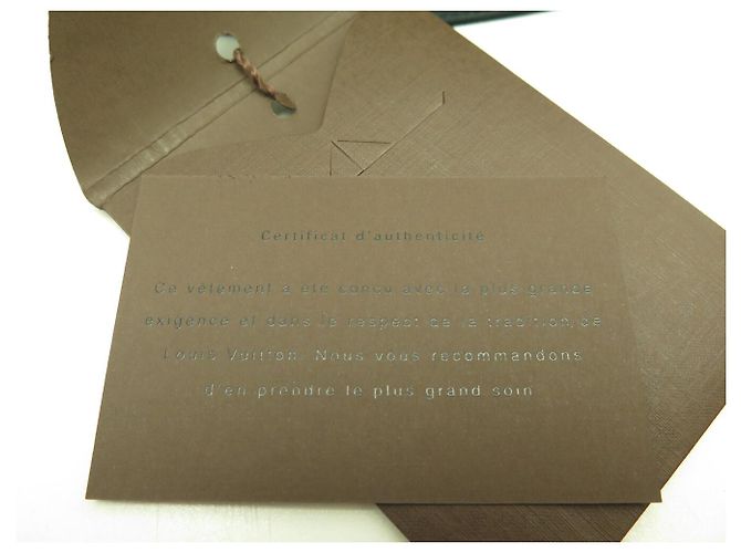 NEUER LOUIS VUITTON HUT GRÖSSE 60 AUS SCHWARZEM BAUMWOLL MIT DAMIER-INNENFUTTER - Ansicht 7