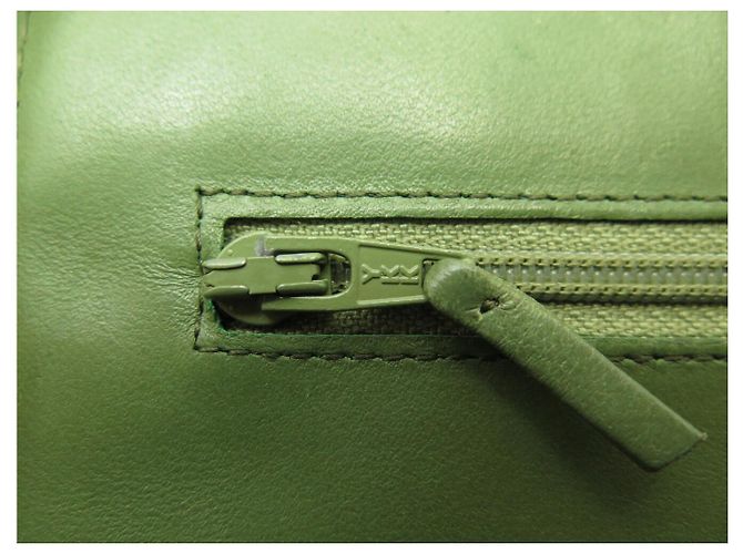 SAC A MAIN CHANEL WALLET ON CHAIN ED LIMITEE CUIR PYTHON BANDOULIERE WOC BAG Vert - vue 12