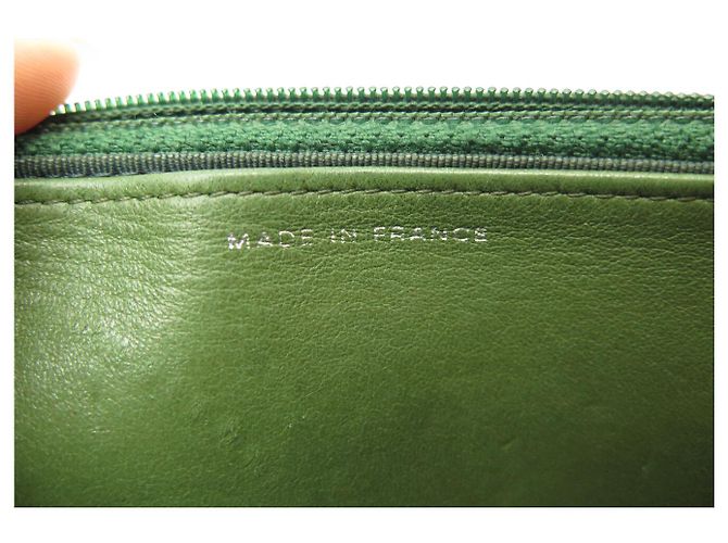 SAC A MAIN CHANEL WALLET ON CHAIN ED LIMITEE CUIR PYTHON BANDOULIERE WOC BAG Vert - vue 14