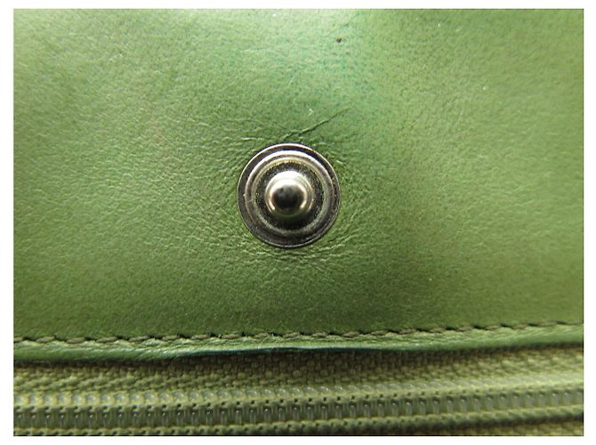 SAC A MAIN CHANEL WALLET ON CHAIN ED LIMITEE CUIR PYTHON BANDOULIERE WOC BAG Vert - vue 9