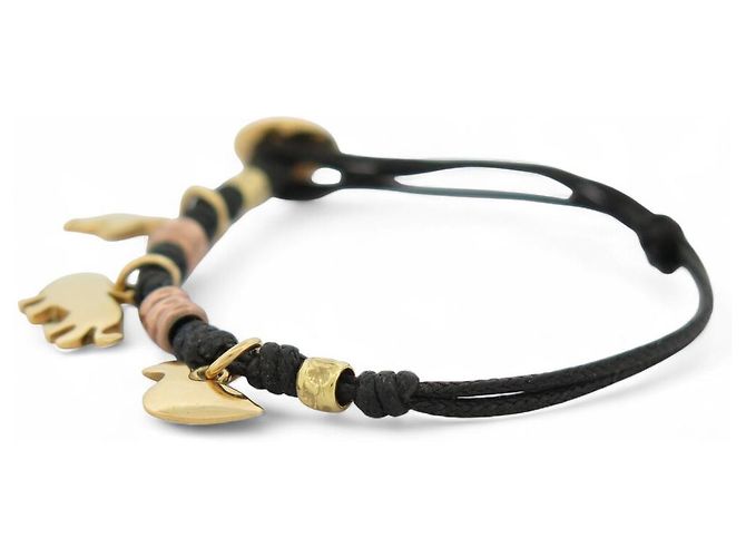 Dodo Pomellato Bracciale Dodo Rondelles Granelli Charms Leone Pinguino Anatra Oro Giallo 18K D'oro - vista 3