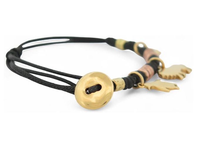 Dodo Pomellato Bracciale Dodo Rondelles Granelli Charms Leone Pinguino Anatra Oro Giallo 18K D'oro - vista 5