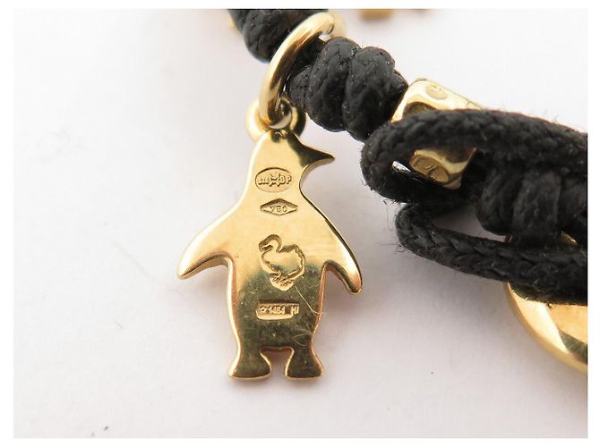 Dodo Pomellato Bracciale Dodo Rondelles Granelli Charms Leone Pinguino Anatra Oro Giallo 18K D'oro - vista 6
