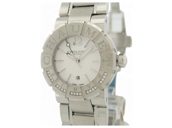 RELÓGIO CHAUMET CLASS ONE 622C 33MM EM AÇO COM 20 DIAMANTES RELÓGIO LADY QUARTZ - vista 2