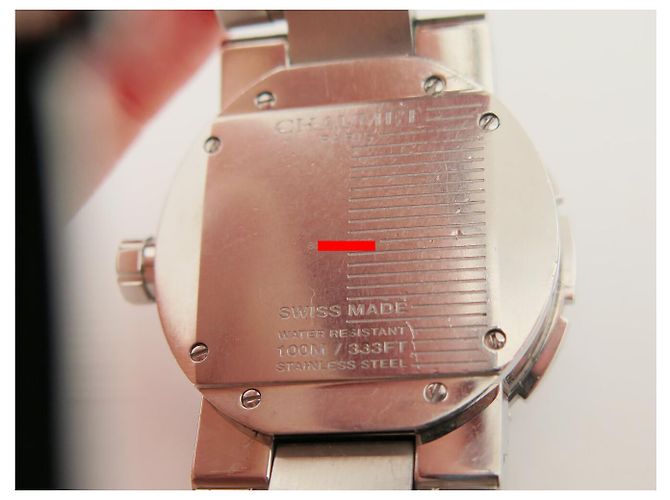 RELÓGIO CHAUMET CLASS ONE 622C 33MM EM AÇO COM 20 DIAMANTES RELÓGIO LADY QUARTZ - vista 4