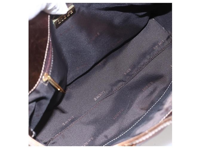 Borsa in pelle Anagram vintage Loewe Metallico - vista 5