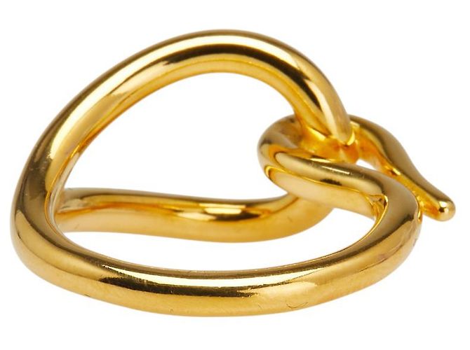 Ring Anillo de bufanda Jumbo de Hermès Dorado - vista 4