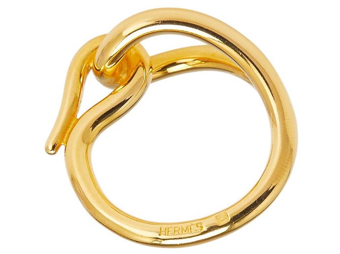 Ring Anillo de bufanda Jumbo de Hermès Dorado - vista 5