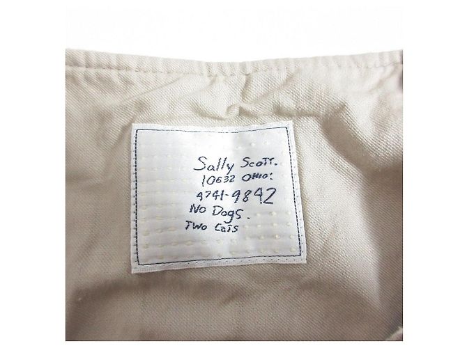 Autre Marque Sally Scott besticktes Leinenkleid Beige - Ansicht 6