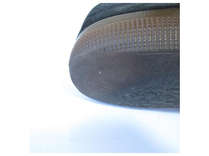Timeless Scarpe flat in suede con lacci Chanel Coco Mark Nero - vista 12