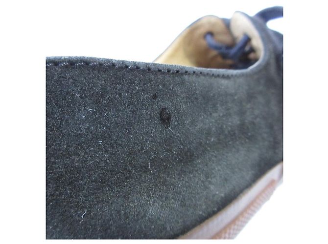 Timeless Scarpe flat in suede con lacci Chanel Coco Mark Nero - vista 18