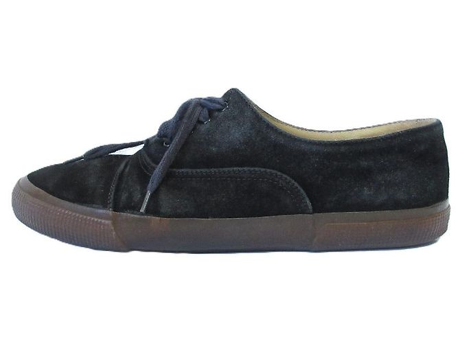 Timeless Scarpe flat in suede con lacci Chanel Coco Mark Nero - vista 2