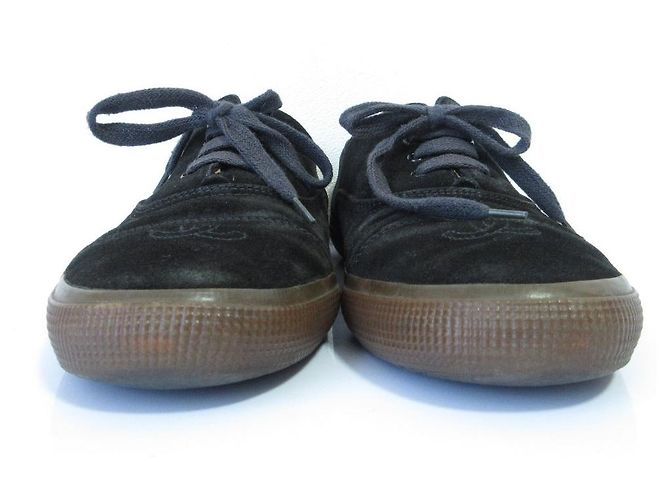 Timeless Scarpe flat in suede con lacci Chanel Coco Mark Nero - vista 3