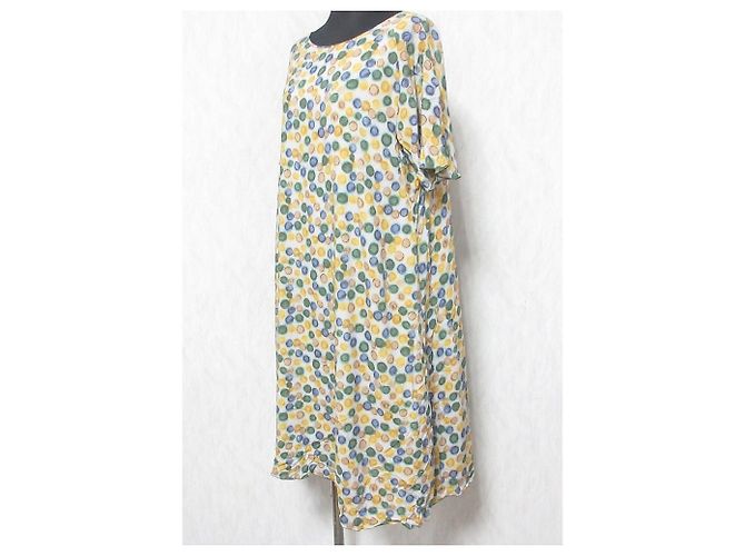 Autre Marque Punkterkleid Sally Scott Beige - Ansicht 3