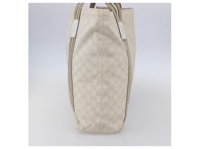Tote Original Web Gucci in tela GG alta Beige - vista 4