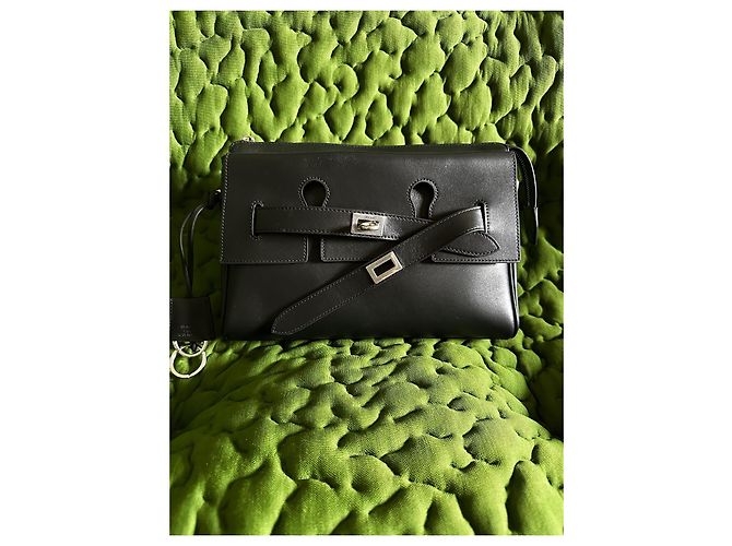 Balenciaga BORSA MESSENGER NERA PICCOLA CON ZIP BEL AIR PER UOMO Nero - vista 3