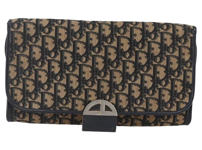 Borsa a tracolla Christian Dior Trotter canvas 28 cm - vista 2