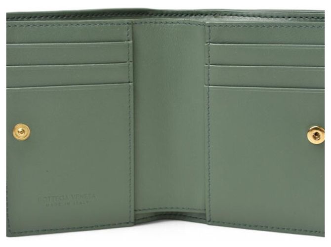 Billetera Mini Bi-Fold Intrecciato Bottega Veneta - vista 9
