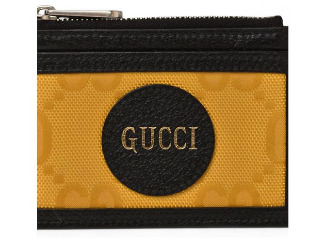 Portafoglio Gucci in nero e giallo - vista 2