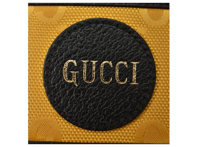 Portafoglio Gucci in nero e giallo - vista 7