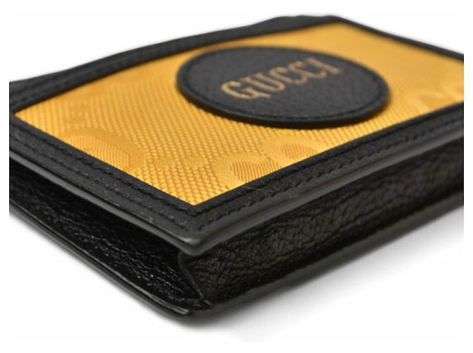 Portafoglio Gucci in nero e giallo - vista 8