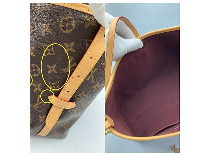 Louis Vuitton Monogram Carryall NM PM M46203 Schultertasche Braun - Ansicht 8