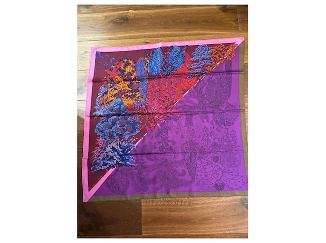 Foulard in seta Hermès 90 x 90 Multicolore - vista 2