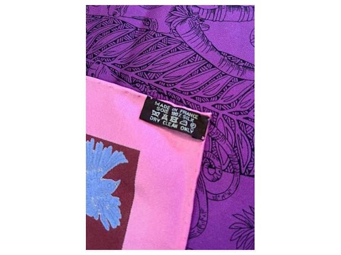 Foulard in seta Hermès 90 x 90 Multicolore - vista 4
