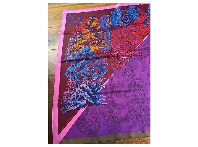 Foulard in seta Hermès 90 x 90 Multicolore - vista 5