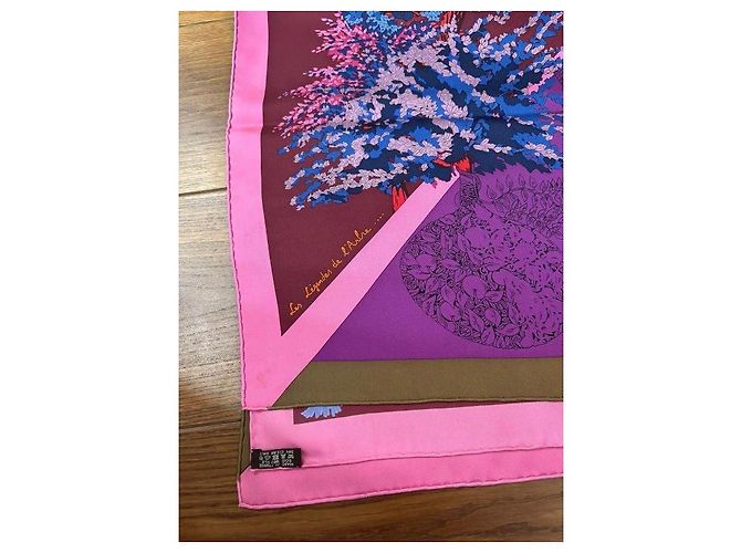 Foulard in seta Hermès 90 x 90 Multicolore - vista 6