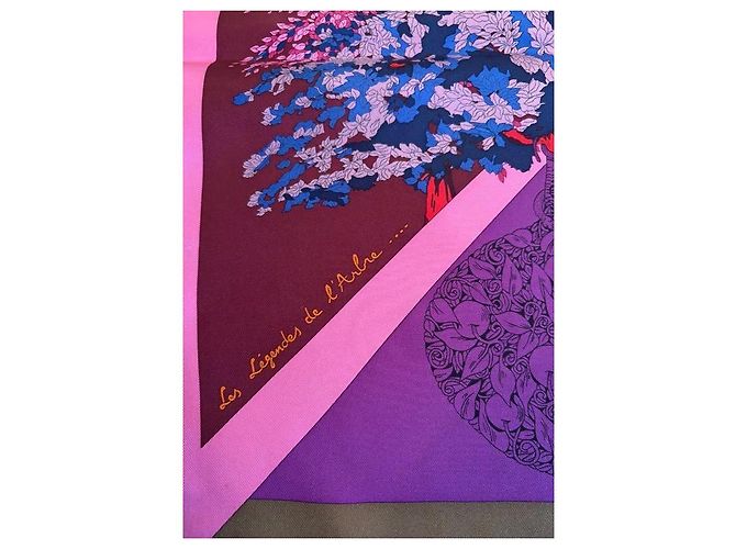 Foulard in seta Hermès 90 x 90 Multicolore - vista 7